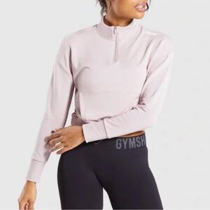 Gymshark Pippa Pink Half-Zip Top